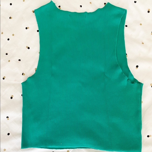 Zara Green Top - Picture 2 of 5